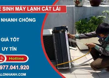 dịch vụ vệ sinh máy lạnh cát lái