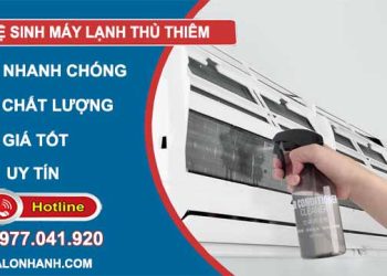 dịch vụ vệ sinh máy lạnh thủ thiêm
