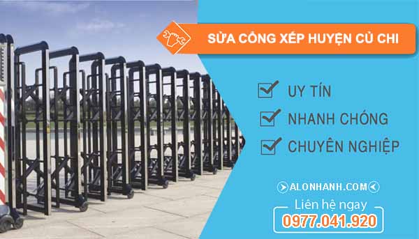 sửa cổng xếp huyện củ chi