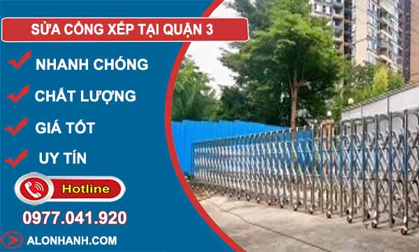 Sửa Cổng Xếp Tại Quận 3