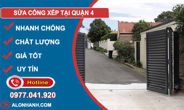Sửa Cổng Xếp Tại Quận 4