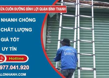 Sửa cửa cuốn đường Bình Lợi Quận Bình Thạnh