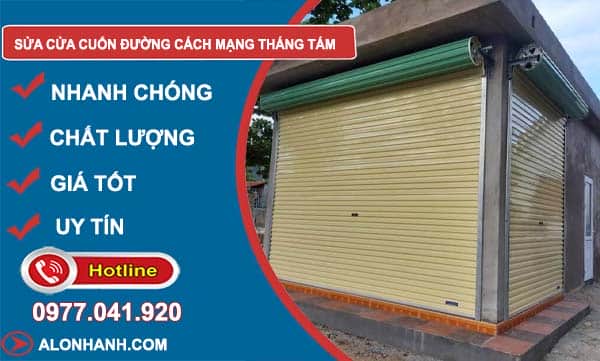 sửa cửa cuốn đường cách mạng tháng tám