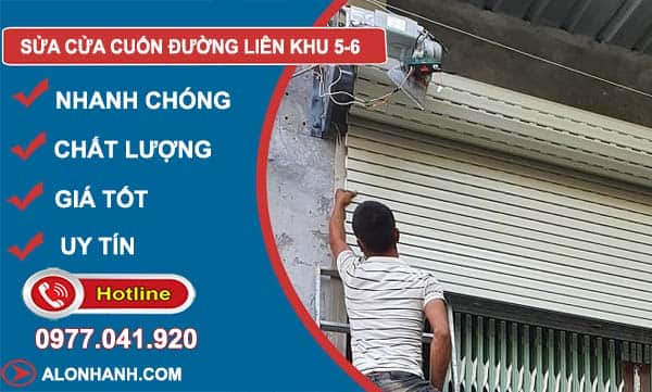 sửa cửa cuốn đường liên khu 5-6