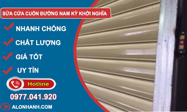 sửa cửa cuốn đường nam kỳ khởi nghĩa