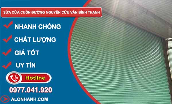 Sửa cửa cuốn đường Nguyễn Cửu Vân Bình Thạnh
