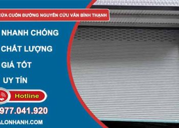 Sửa cửa cuốn đường Nguyễn Cửu Vân Quận Bình Thạnh