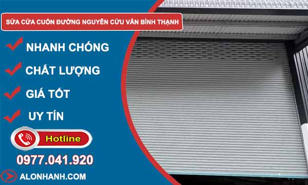 Sửa cửa cuốn đường Nguyễn Cửu Vân Quận Bình Thạnh