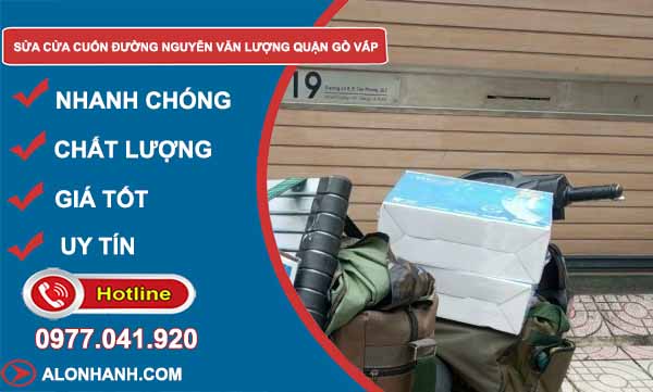 Sửa cửa cuốn đường Nguyễn Văn Quận Gò vấp