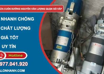 Sửa cửa cuốn đường Nguyễn Văn Lượng Quận Gò vấp