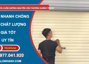 sửa cửa cuốn đừng nguyễn văn thương bình thạnh