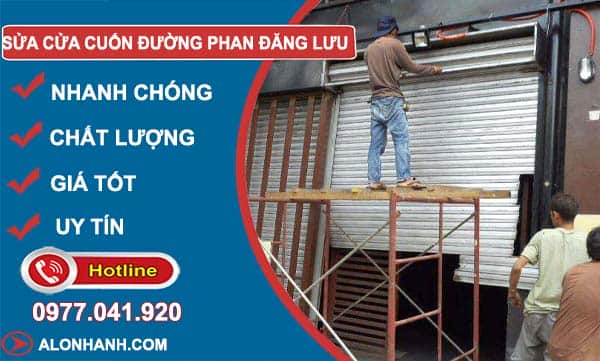 sửa cửa cuốn đường phan đăng lưu