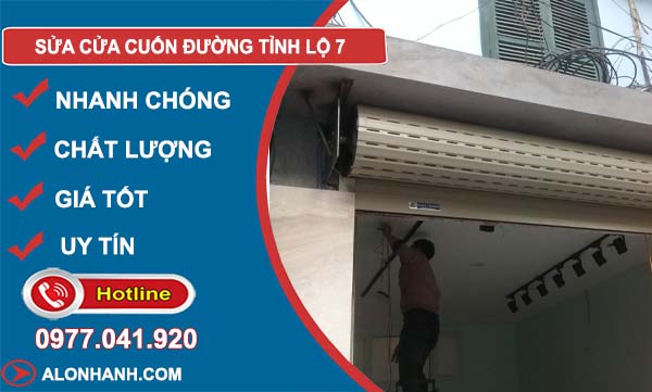 sửa cửa cuốn đường tỉnh lộ 7