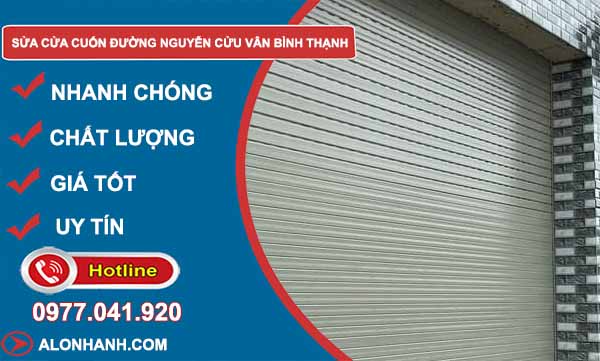 Sửa cửa cuốn đường Nguyễn Cửu Vân Bình Thạnh