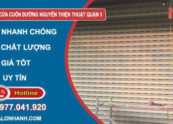 Sửa cửa cuốn Nguyễn Thiện Thuật Quận 3