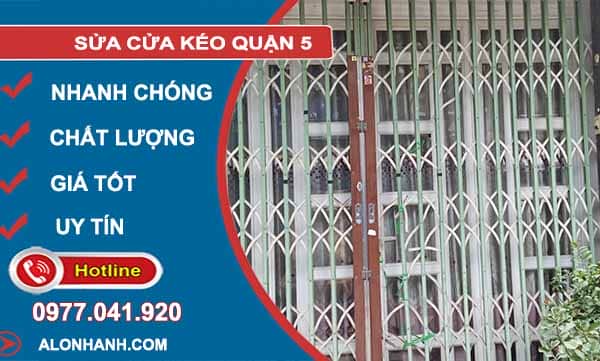 sửa cửa kéo quận 5