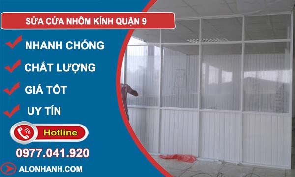 sửa cửa nhô kính quận 9