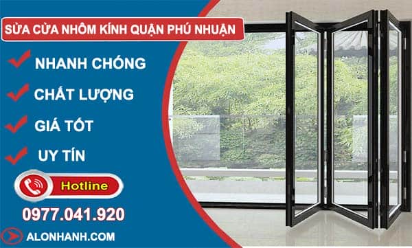 sửa cửa nhôm kính quận phú nhuận