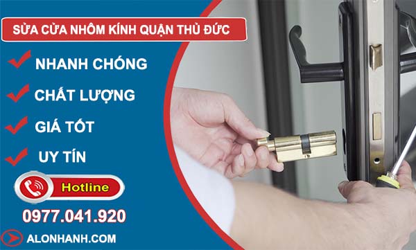 sửa cửa nhôm kính quận thủ đức