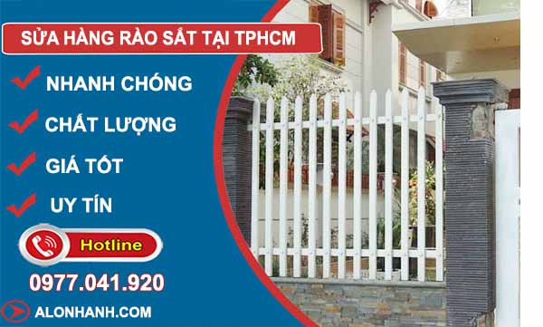 Sửa Hàng Rào Sắt tại tphcm