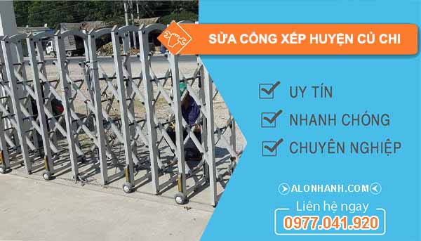 thợ sửa cổng xếp huyện củ chi