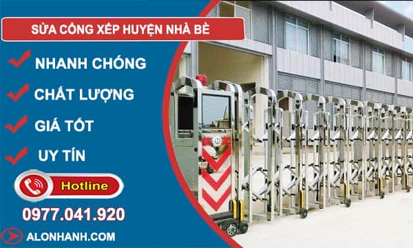 thợ sửa cổng xếp huyện nhà bè