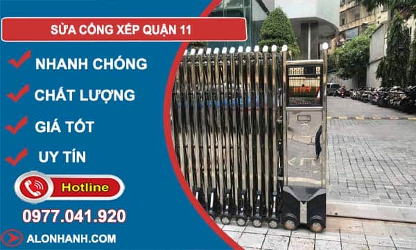 thợ sửa cổng xếp quận 11