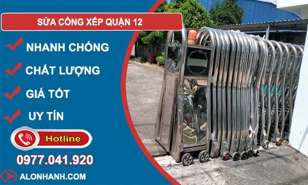 thợ sửa cổng xếp quận 12