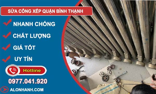 thợ sửa cổng xếp quận bình thạnh