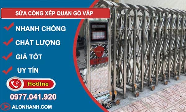 thợ sửa cổng xếp quận gò vấp