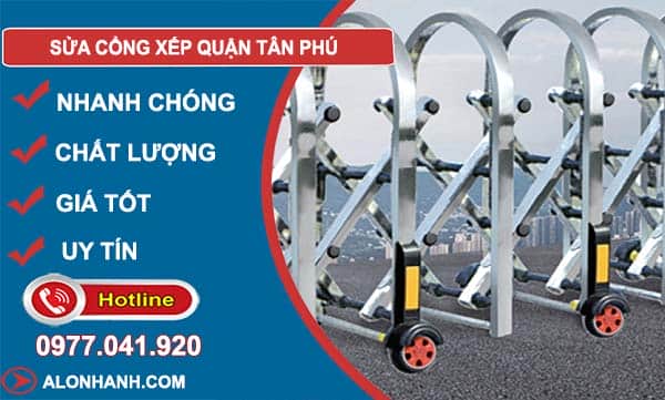 thợ sửa cổng xếp quận tân phú