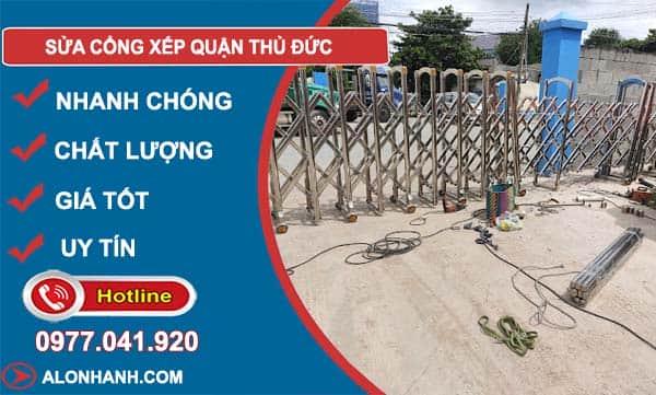 thợ sửa cổng xếp quận thủ đức