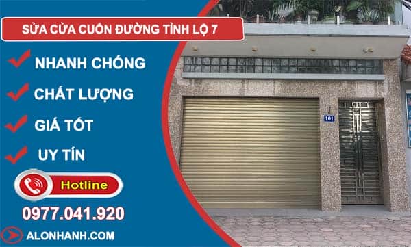 thợ sửa cửa cuốn đường tỉnh lộ 7