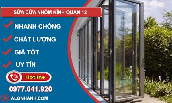 thợ sửa cửa nhôm kính quận 12
