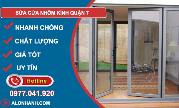 thợ sửa cửa nhôm kính quận 7