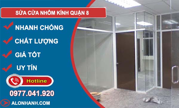 thợ sửa cửa nhôm kính quận 8