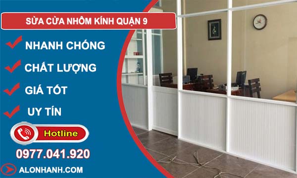 thợ sửa cửa nhô kính quận 9