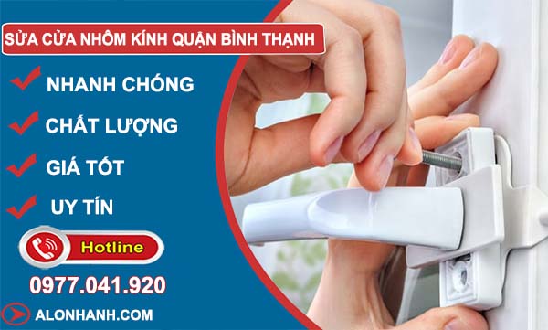 thợ sửa cửa nhôm kính quận bình thạnh