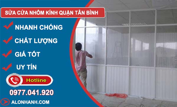 thợ Sửa Cửa Nhôm Kính Quận Tân Bình