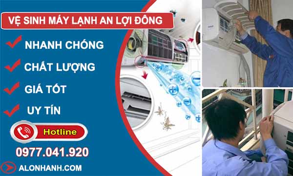 vệ sinh máy lạnh an lợi đông