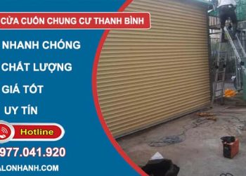 dịch vụ sửa cửa cuốn chung cư thanh bình