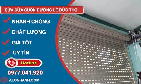dịch vụ sửa cửa cuốn đường lê đức thọ