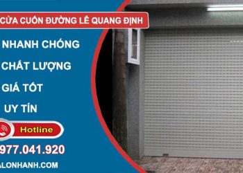 dịch vụ sửa cửa cuốn đường lê quang định