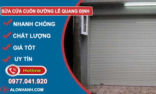 dịch vụ sửa cửa cuốn đường lê quang định