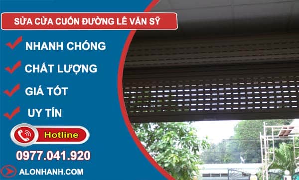 dịch vụ sửa cửa cuốn đường lê văn sỹ