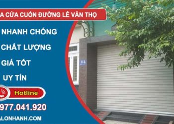 dịch vụ sửa cửa cuốn đường lê văn thọ