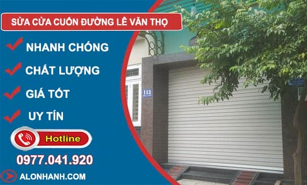 dịch vụ sửa cửa cuốn đường lê văn thọ
