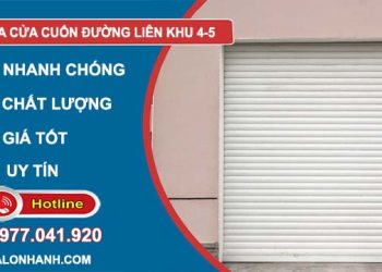 dịch vụ sửa cửa cuốn đường liên khu 4-5
