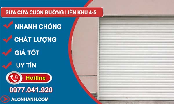 dịch vụ sửa cửa cuốn đường liên khu 4-5