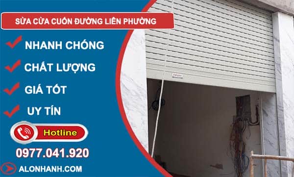 dịch vụ sửa cửa cuốn đường liên phường